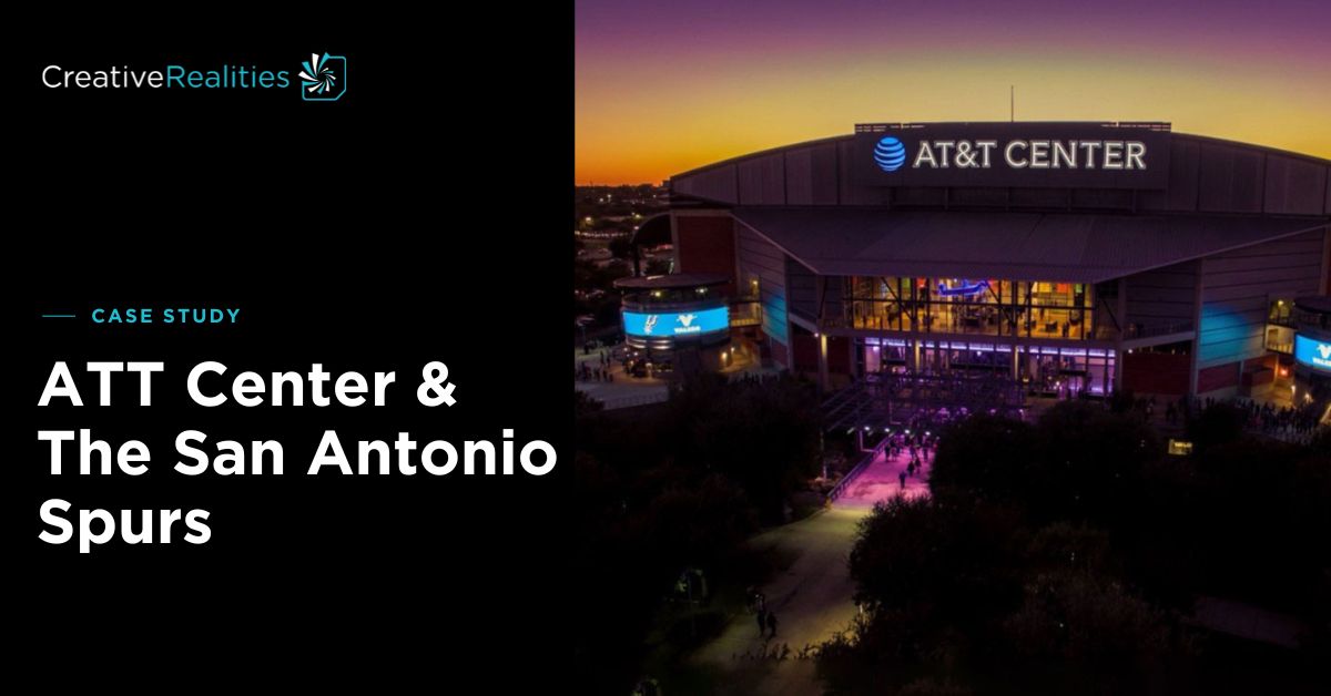 Case Study - The San Antonio Spurs at ATT Stadium | Creative Realities